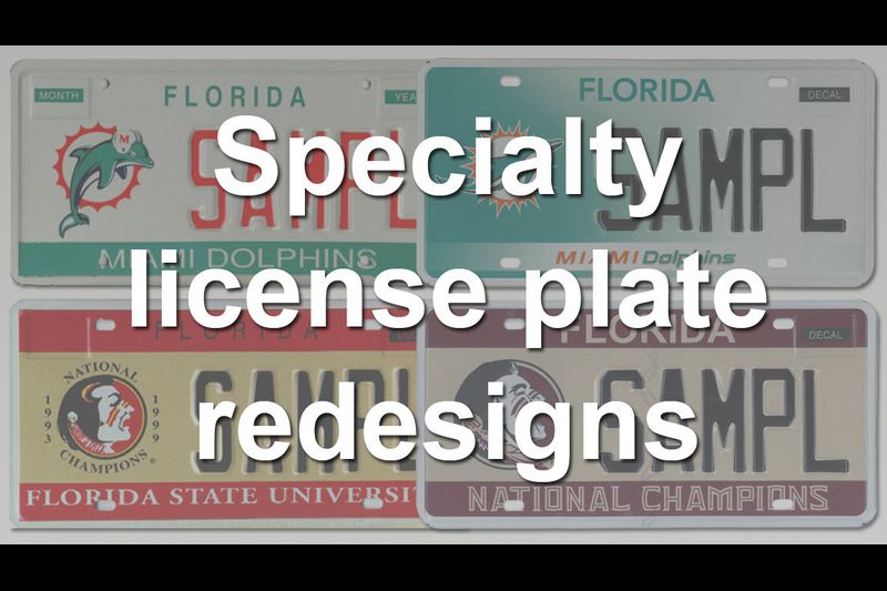 font used on florida license plate